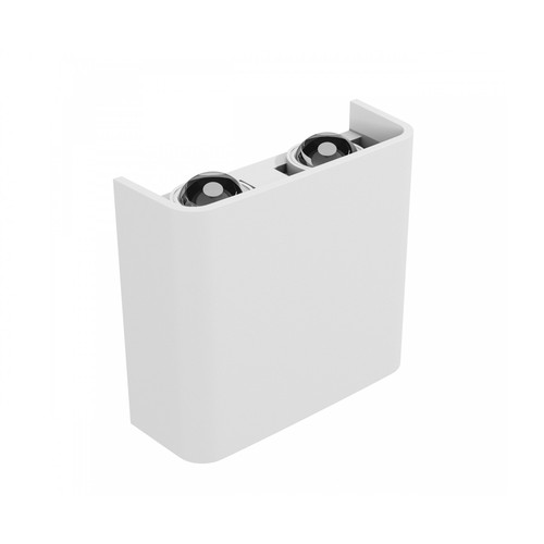 4W Luna op/ned væglampe - IP54 udendørs, CCT, 3 lyskulører, hvid, inkl. lyskilde