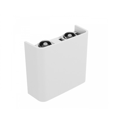 4W Luna op/ned væglampe - IP54 udendørs, CCT, 3 lyskulører, hvid, inkl. lyskilde