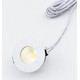 LEDlife Focu38 møbelspot indbygning RA92 - Hul: Ø3,5 cm, Mål: Ø3,8 cm, Mat hvid, 2W, 12V DC