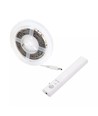 1m 2,4W/m stænktæt LED strip - 6V DC, IP65, PIR sensor, batteri, 30 LED pr. meter