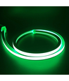 5m 8W/m AnyCut Neon Flex 10x10 Grøn LED strip - 12V DC, Ingen klippeafstand