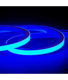 5m 8W/m AnyCut Neon Flex 10x10 Blå LED strip - 12V DC, Ingen klippeafstand