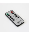 LED Bloklys 3 stk sæt med lyskæde, flammeeffekt - Ø7,5cm, 10/12,5/15cm høj, inkl. fjernbetjening, timer, ægte stearin