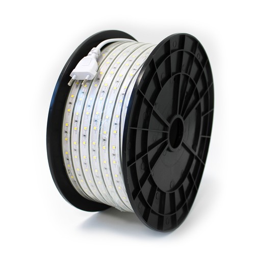 25m Arbejdslys 230V LED strip - IP65, 60 LED/m, 5W/m, 500 lm/m