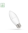 E27 1W LED kertepære - C37, 230V