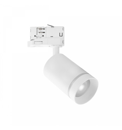 3-faset GU10 MADARA ALTRO RING - 250V, IP20, 6x10.1x14.1cm, Hvid, Uden lyskilde