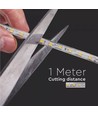 5 m. vandtæt ridebane strip (Type Q) - 230V, IP67, 120 LED, 6W pr. meter