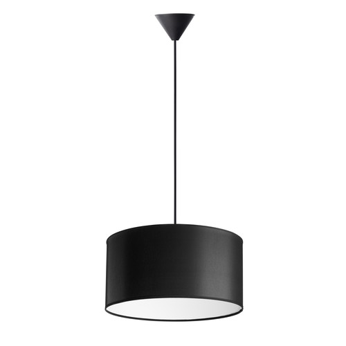 Isabella Castillo Ø40 Pendel Lampe E27 i Sort/Hvid - Nielsen Light