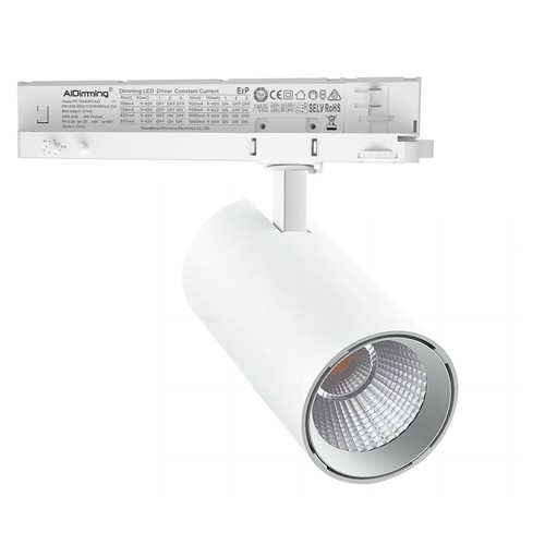 LEDlife PRO-CCT dæmpbar skinnespot 30W - Justerbar CCT + lysstyrke, 120lm/w, RA92, 3900lm, Flicker free, 3-faset