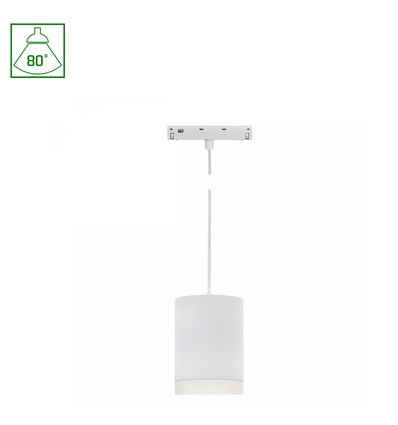 7W SYSTEM SHIFT BASIC skinnespot, 48V - 3000K, IP20, varm hvid