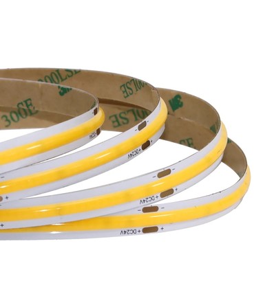 10m 12W/m COB-LED strip RA95 - 24V DC, IP20, 480 LED pr. meter, COB LED