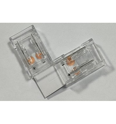 L samler til LED strips - Til COB LED strips (8mm bred), 12V / 24V