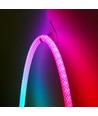 5m RGBIC Neon flex slange - USB, Vævet reb, Bluetooth App, fjernbetjening, Komplet sæt
