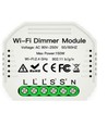 Wifi indbygningsdæmper - 2 x 100W LED dæmper til dobbeltkontakt, korrespondance, til indbygning