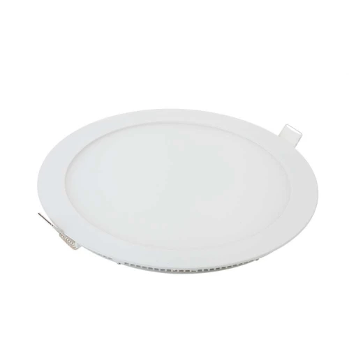 6W Ø12cm LED indbygningspanel - Hul: Ø11 cm, Mål: Ø12 cm
