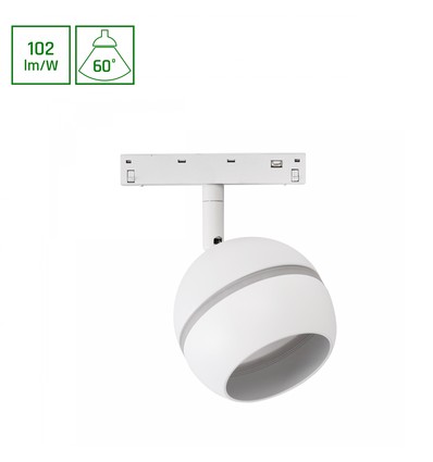 10W SHIFT BASIC GLOBE RING skinnespot, 48V - 2700K, IP20, 48V DC, 2 års garanti