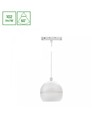 10W SHIFT BASIC GLOBE RING PENDANT skinnespot, 48V - 1020lm, 2700K, hvid, IP20, inkl. lyskilde