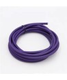 5m Stofledning 2x0.75 mm², tekstil - 230V, Lilla