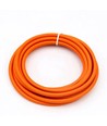 5m Stofledning 2x0.75 mm², tekstil - 230V, Neon Orange
