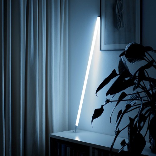 120cm Neon Tube LED, Kold hvid - Designer rør, inkl. ledning