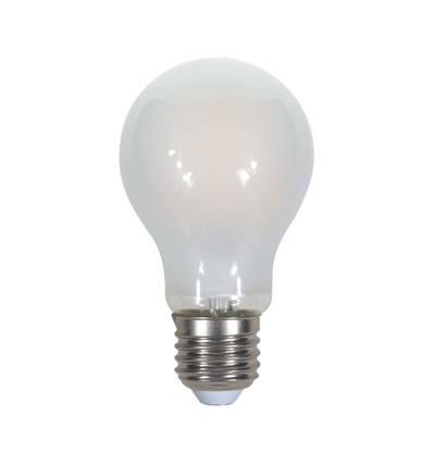 E27 8W LED filament pære - A67, mat glas, 800lm, 300° spredning