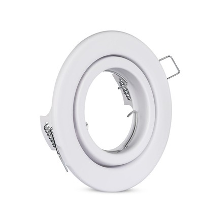 MR16 eller GU10 Downlight kit - Uden lyskilde, hvid, Hul: Ø7,4 cm, Mål: Ø9,9 cm