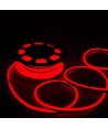 10m 8W/m Rød Neon Flex LED - 24V, IP65, 9x16,5mm