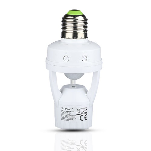 Infrarød Sensor E27 - Maks: 60W LED