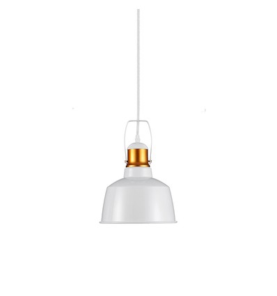 Aluminiums skærm Pendel lampe - hvid, E27