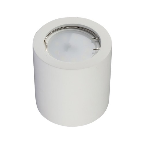 GU10 lampe - runde, hvid