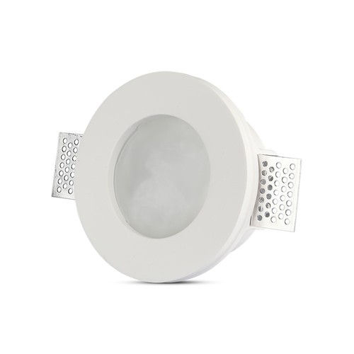 GU10 Gypsumlame - Matteret Glas, Rund