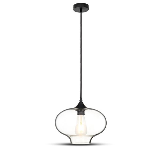 Globe Pendel Lampe - Transparent, Ø280, E27