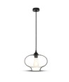 Globe Pendel Lampe - Transparent, Ø280, E27