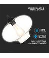 Ø28cm Artistic Globe pendel - E27 fatning, transparent glas, moderne design