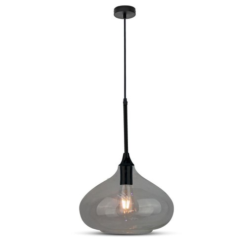 Moderne Glas-Glans-sort glas pendellampe Ø280-E27