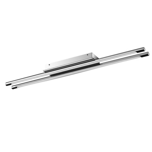 36W designer dobbelt pendel / loftlampe - Krom, 4000K, 2700lm, IP20, 120° lysspredning
