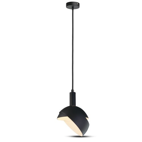 E14 pendelophæng med justerbar skærm - Sort, Ø18cm, 1m ledning, max 60W, ekskl. lyskilde