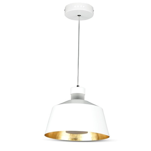 7W LED Pendel Lys - Akryl, Hvid Lampeskærm 4000K