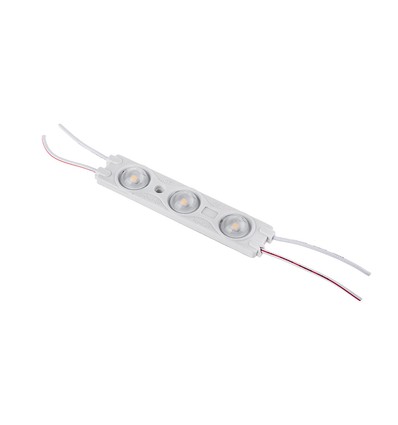 1,5W LED modul, 12V - IP67, Grøn, 150lm, 3 SMD2835 LED, 120 grader