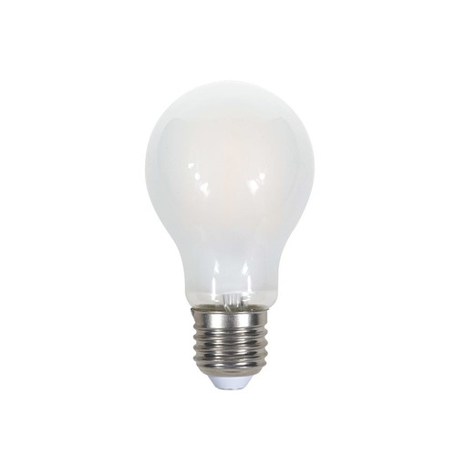 A60 Glas Pære 7W E27 - Cross, kultråds matteret, 2700K