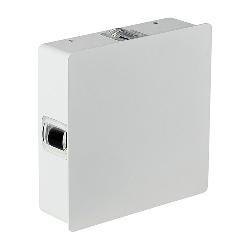 4W Væglampe - 3000K, IP65, Hvid, Kvadrat