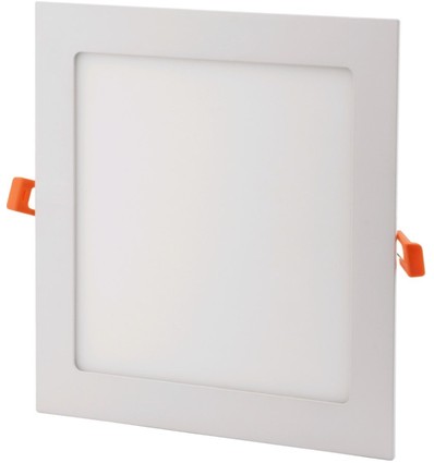 18W LED indbygningspanel - Hul: 20,1 x 20,1 cm, Mål: 22 x 22 cm, 230V