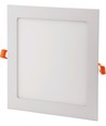 18W 22 x 22 cm LED indbygningspanel - Hul: 20,1 x 20,1 cm, Mål: 22 x 22 cm