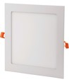 18W LED indbygningspanel - Hul: 20,1 x 20,1 cm, Mål: 22 x 22 cm, 230V