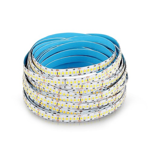 10m 15-18W/m Samsung LED strip, 240 LED/m - 24V, IP20, 6400K, 1600lm/m