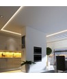 10m 15-18W/m Samsung LED strip, 240 LED/m - 24V, IP20, 6400K, 1600lm/m