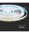 10m 15-18W/m Samsung LED strip, 240 LED/m - 24V, IP20, 4000K, 1600lm/m
