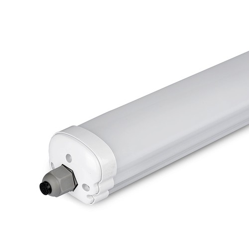 60W Vandtæt Lampe - LED, 180cm, Samsung Chip, 4000K, 5 Års Garanti
