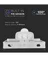 30W LED projektør med sensor - IP65 udendørs, 5 års garanti, Samsung LED chip