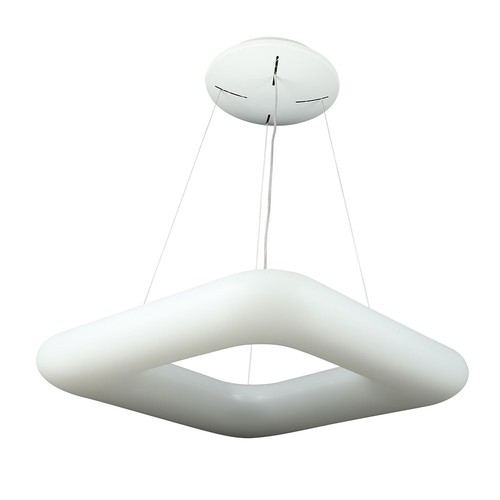 42W LED Designer Pendel - Firkantet, CCT: 3i1, Dæmpbar, Hvid